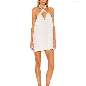 Revolve superdown trina dress white